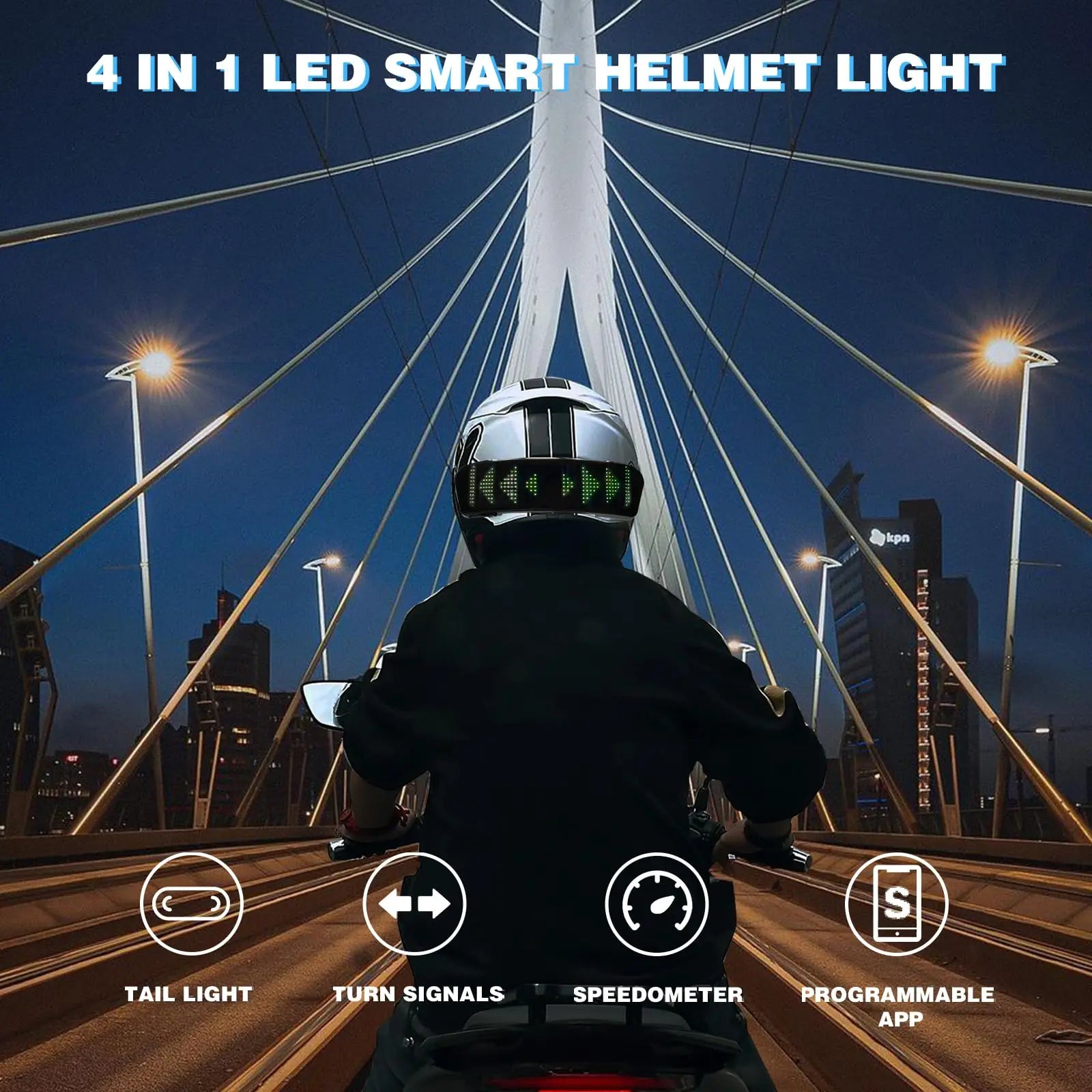Smart Bike Helmet Light