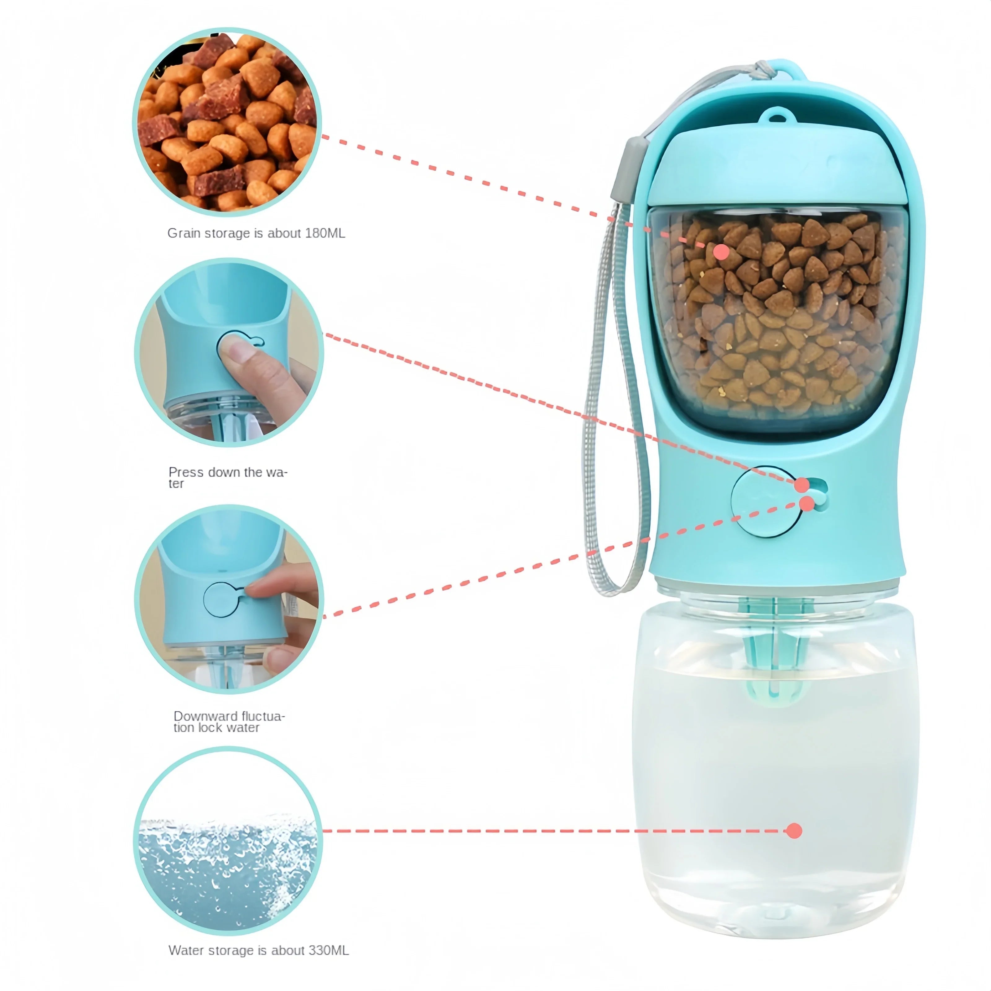 Pet Travel Buddy Bottle